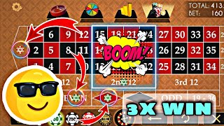 3x roulette winning formula || roulette strategy || Roulette strategy pro