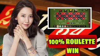 100% Roulette Real Betting Tactic || Roulette Strategy || Roulette Casino