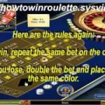 Learn roulette system game