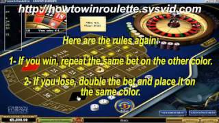 Learn roulette system game
