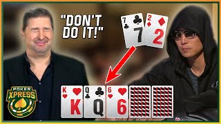 Phil Hellmuth talks poker strategy: Playing with the WORST poker hand!