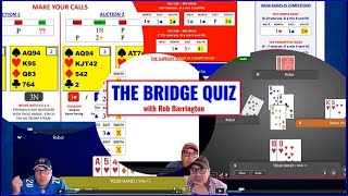 THE BRIDGE QUIZ with Rob Barrington