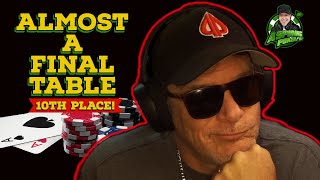 ALMOST A FINAL TABLE:  Poker Vlogger final table highlights and poker strategy