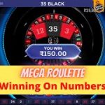 Mega Roulette lightning Roulette live | Winning on Numbers | New Roulette Strategy
