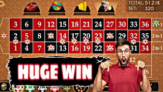 Roulette huge win || roulette 99.9% win || roulette strategy