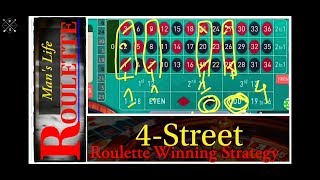 Roulette WIN tricks 4 STREET Bet Strategy