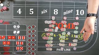 Best Craps Strategy?  The mid press bets detailed out.