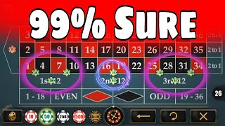 💃 A 99% Perfect Winning Strategy to Roulette || Roulette Strategy to Win