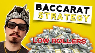 Baccarat Strategy For Low Rollers – Professional Gambler Plays Baccarat “LIVE”