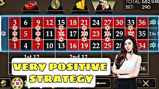 Very positive roulette winning method || roulette strategy to win || roulette game