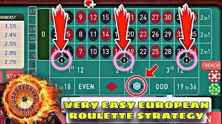 Very Easy European Roulette Strategy