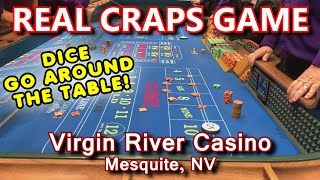 30 MINUTES OF CRAPS! – Live Craps Game #48 – Virgin River Casino, Mesquite, NV – Inside the Casino