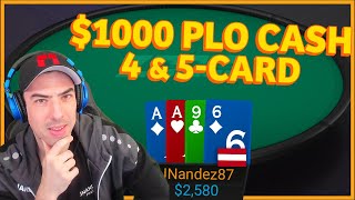 4-card and 5-card PLO Cash Games at GGPoker