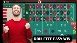 Roulette winning formula | roulette strategy | roulette game | roulette big win