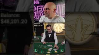 $2,500 hand live blackjack