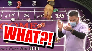 🔥HE DID WHAT?!🔥 30 Roll Craps Challenge – WIN BIG or BUST #123