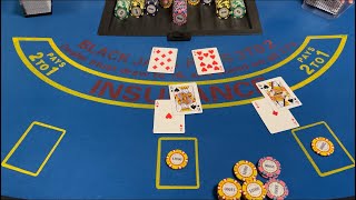 Blackjack | $20,000 Buy In | Amazing Winning Streak & Lucky Double Blackjack!