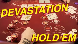 DEVASTATING ULTIMATE TEXAS HOLD’EM SESSION