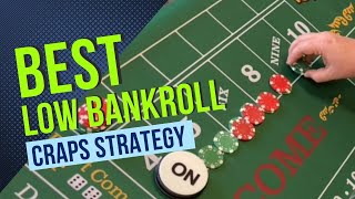 Easiest way to win at craps. Best small bankroll strategy. How to hit one time and win. #craps #how