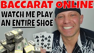 Baccarat Online- Christopher Mitchell Plays An Entire Shoe LIVE.