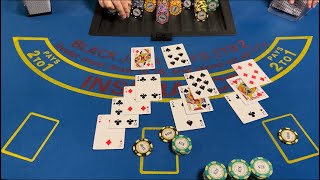 Blackjack | $1,000 Buy In | Amazing Winning Session!! Splits, Doubles, & Luck!!