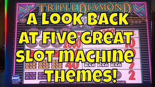 A Look Back at Five Great Slot Machine Themes!