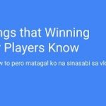 Poker Tips na Alam ng Winning Poker Players