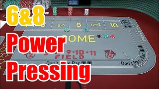 6 & 8 PLACEBETS PRESSING & POWER PRESSING [Craps Basics #2] – Short