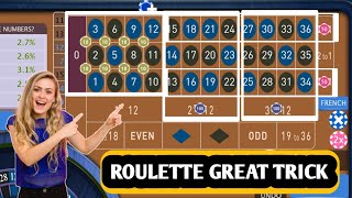Roulette Great Winning Trick 2021 | Roulette strategy | Roulette game