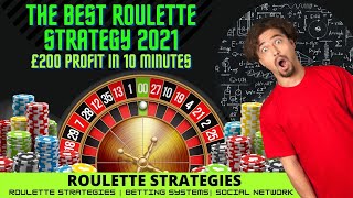 The best roulette strategy 2021