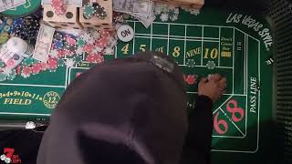 MY FAVORITE CRAPS STRATEGY METHOD IN ACTION  up 800 in 20 minutes