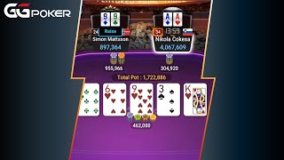 Unbelievable Hero Fold at $10,000 Buy-in Poker Tournament