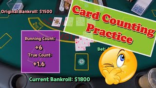 Blackjack Card Counting Practice..! Let’s improve blackjack skills! :)