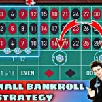 For small bankroll interesting roulette strategy