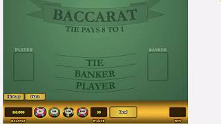 Baccarat Strategy #3 out 100 $100 per Shoe