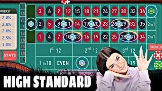 Roulette high standard betting strategy