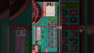 Roulette Strategy to win no increase #roulette #bestroulettestrategy #roulettestrategy #100 #casino
