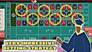 Very impressive betting strategy || roulette strategy || roulette casino