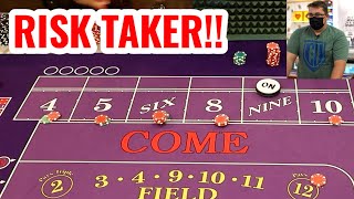 🔥 RISK TAKER🔥 30 Roll Craps Challenge – WIN BIG or BUST #85