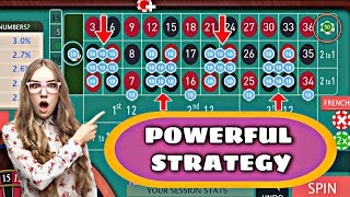 Powerful & smart roulette strategy to win