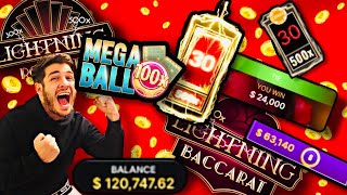 High Stakes Roulette, Mega Ball, And Lightning Baccarat!!!