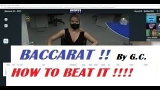 HOW TO BEAT BACCARAT ” LIVE PLAY ” By Gambling Chi 4/15/2022