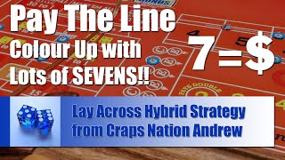 Craps Strategy: Hybrid $180 Lay Across – LIVE ROLL!!