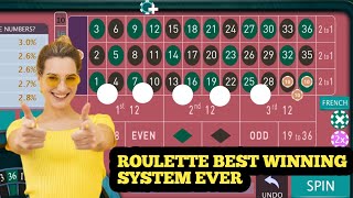 Roulette Best Winning System Ever | Roulette strategy