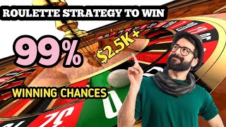 99 percent roulette winning chances | Roulette win big | Roulette strategy to win | Roulette