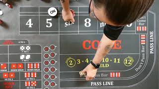 Craps strategy, high limit regression strategies