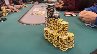 RIDICULOUS BLUFF WITH 8 HIGH Texas Holdem  Poker Vlog | C2B Ep. 87
