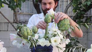 Baccarat Flower Arrangement Tutorial, Putnam Flower Channel