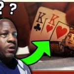 SLOWPLAYING Pocket KINGS vs A LIMPER With Jaman BURTON