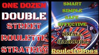 One dozen double street roulette strategy | Roulette Boss